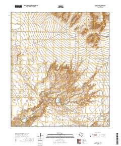 Cavett Lake 2019 topographic map thumbnail