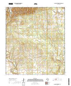 Comanche Waterhole 2019 topographic map thumbnail