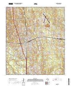 Conroe 2019 topographic map thumbnail