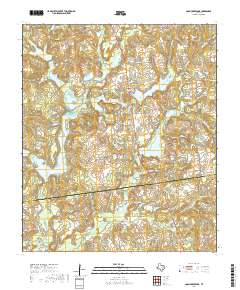 Coon Creek Lake 2019 topographic map thumbnail