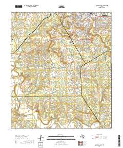 Copperas Cove 2019 topographic map thumbnail