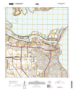 Corpus Christi 2019 topographic map thumbnail