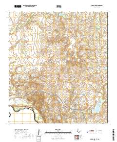 Cuervo Creek 2019 topographic map thumbnail