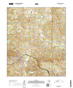 Daingerfield 2019 topographic map thumbnail