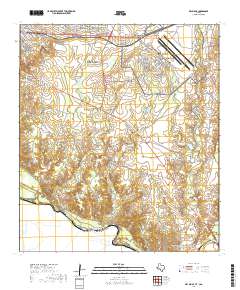 Del Rio SE 2019 topographic map thumbnail