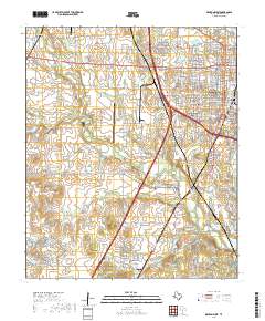 Denton West 2019 topographic map thumbnail