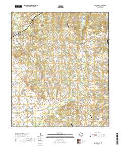 Cleburne East 2019 topographic map thumbnail