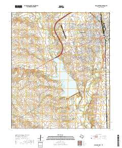 Cleburne West 2019 topographic map thumbnail