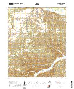 Hughes Canyon 2019 topographic map thumbnail