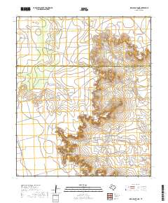 Indian Canyon NE 2019 topographic map thumbnail