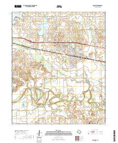Iowa Park 2019 topographic map thumbnail