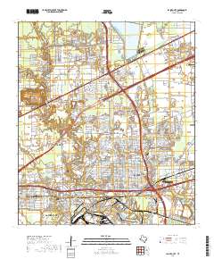 Jacinto City 2019 topographic map thumbnail