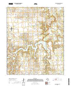 Justiceburg SE 2019 topographic map thumbnail