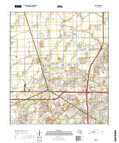 Katy 2019 topographic map thumbnail
