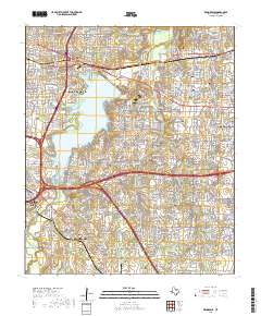 Kennedale 2019 topographic map thumbnail