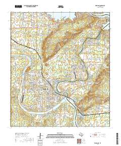 Kingsland 2019 topographic map thumbnail