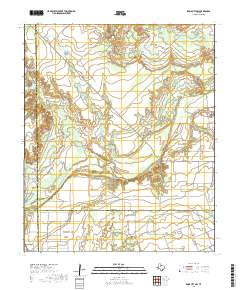 Knox City NW 2019 topographic map thumbnail