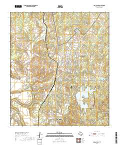 Lake Bastrop 2019 topographic map thumbnail