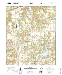 Lake Bonham 2019 topographic map thumbnail