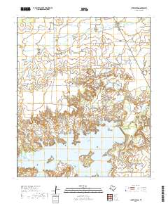 Lake Kickapoo 2019 topographic map thumbnail