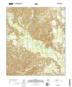 Lake Leon 2019 topographic map thumbnail