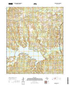 Lake Murvaul 2019 topographic map thumbnail