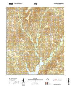 Lake Nacogdoches North 2019 topographic map thumbnail