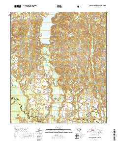 Lake Nacogdoches South 2019 topographic map thumbnail