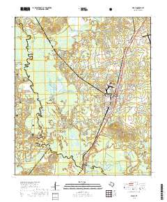 Diboll 2019 topographic map thumbnail