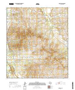 Christoval 2019 topographic map thumbnail