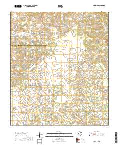 Christoval SE 2019 topographic map thumbnail