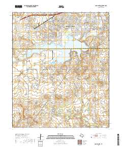 Lake Wichita 2019 topographic map thumbnail