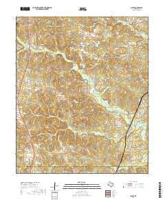 Lanier 2019 topographic map thumbnail