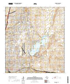 Laredo East 2019 topographic map thumbnail