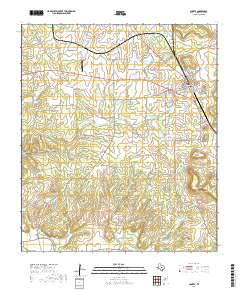 Lometa 2019 topographic map thumbnail