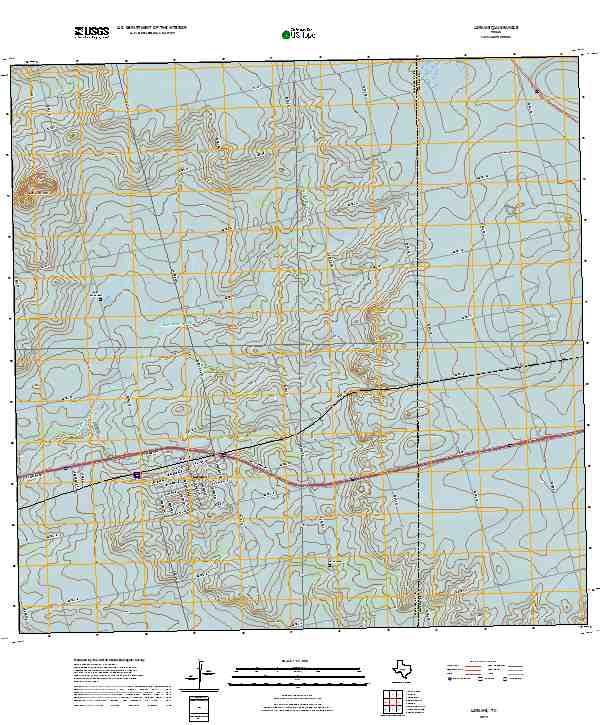 Loraine 2019 topographic map thumbnail