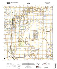 Los Fresnos 2019 topographic map thumbnail