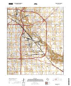 Lubbock East 2019 topographic map thumbnail