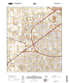 Lubbock West 2019 topographic map thumbnail