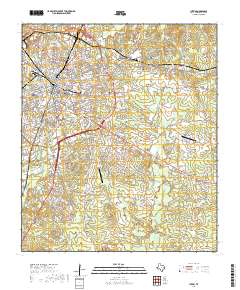 Lufkin 2019 topographic map thumbnail