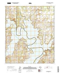 O.H. Ivie Reservoir 2019 topographic map thumbnail
