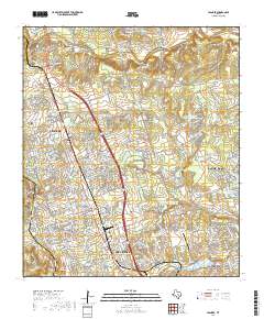 Leander 2019 topographic map thumbnail
