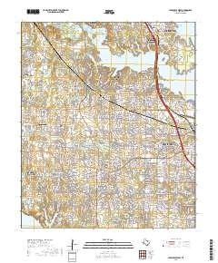 Lewisville West 2019 topographic map thumbnail