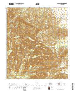 Little Aguja Mountain 2019 topographic map thumbnail