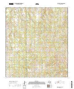 Live Oak Hollow 2019 topographic map thumbnail