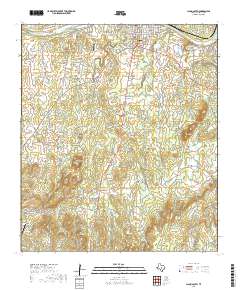 Llano South 2019 topographic map thumbnail