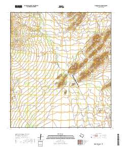 Maravillas Gap 2019 topographic map thumbnail