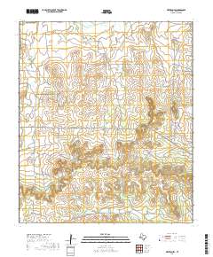 Mertzon SW 2019 topographic map thumbnail
