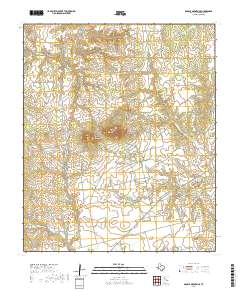 Double Mountains 2019 topographic map thumbnail