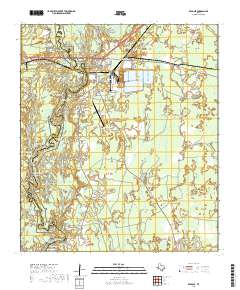 Evadale 2019 topographic map thumbnail